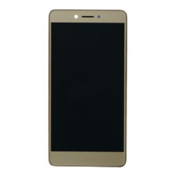 Přední kryt Lenovo K6 Note, K53a48 Gold / zlatý + LCD + dotyková deska, Originál