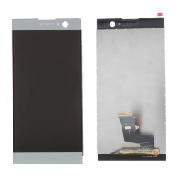 LCD Sony Xperia XA2, H4113 + dotyková deska Silver / stříbrná, Originál