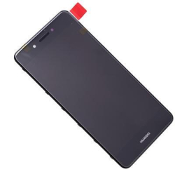 Přední kryt Huawei Nova Smart Black / černý + LCD + dotyková deska (Service Pack)