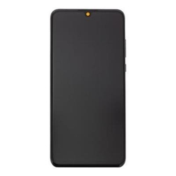 Přední kryt Huawei P30 Lite Black / černý + LCD + dotyková deska, Originál (Service Pack)