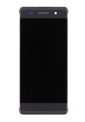 Přední kryt Sony Xperia XA, F3111 Black / černý + LCD + dotyková deska