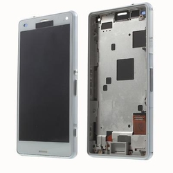 Přední kryt Sony Xperia Z3 Compact, D5803 White / bílý + LCD + d