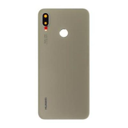 Zadní kryt Huawei P20 Lite Gold / zlatý + sklíčko kamery, Originál