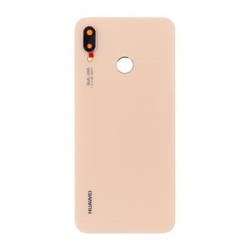 Zadní kryt Huawei P20 Lite Pink / růžový + sklíčko kamery, Originál