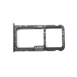 Držák SIM + microSD Huawei Honor 7X Black / černý, Originál