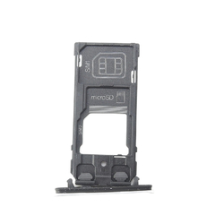 Držák SIM + microSD Sony Xperia XZ2 Compact Dual, H8324 Silver /