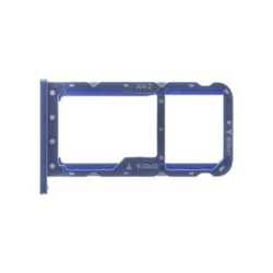 Držák SIM + microSD Huawei P20 Lite Blue / modrý, Originál