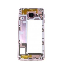 Střední kryt Samsung A310 Galaxy A3 Pink / růžový (Service Pack)