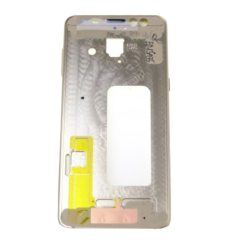 Střední kryt Samsung A530 Galaxy A8 2018 Gold / zlatý, Originál