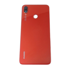 Zadní kryt Huawei P Smart Plus Red / červený + sklíčko kamery, Originál