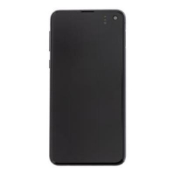 Přední kryt Samsung G970 Galaxy S10e Black / černý + LCD + dotykový deska, Originál