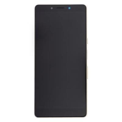 Přední kryt Sony Xperia L3, I4312 Black Gold / černozlatý + LCD + dotyková deska, Originál