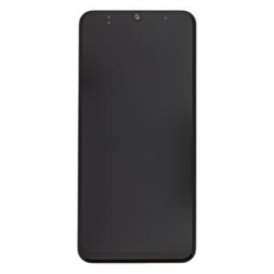 Přední kryt Samsung A505 Galaxy A50 Black / černý + LCD + dotyková deska, Originál