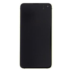 Přední kryt Samsung G970 Galaxy S10e Yellow / žlutý + LCD + dotykový deska, Originál