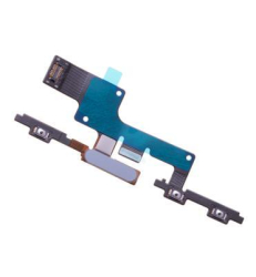 Flex kabel on/off + hlasitosti Sony Xperia 10 Plus + čtečka prstů stříbrná, Originál