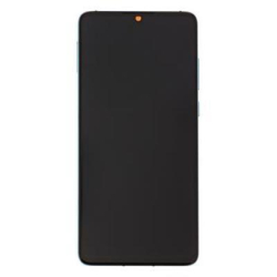 Přední kryt Huawei P30 Aurora Blue / modrý + LCD + dotyková deska, Originál
