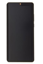 Přední kryt Huawei P30 Pro Black / černý + LCD + dotyková deska, Originál