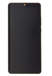 Přední kryt Huawei P30 Pro Black / černý + LCD + dotyková deska, Originál