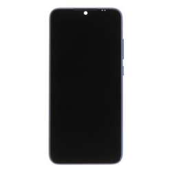 Přední kryt Xiaomi Redmi Note 7 Blue / modrý + LCD + dotyková de