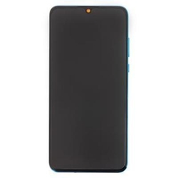 Přední kryt Huawei P30 Lite Blue / modrý + LCD + dotyková deska, Originál