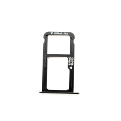Držák SIM + microSD Huawei Mate 9 Porsche Black / černý, Originál
