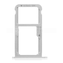 Držák SIM + microSD Huawei Mate 9 Ceramic White / bílý, Originál