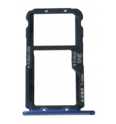 Držák SIM + microSD Huawei Mate 20 Lite Blue / modrý (Service Pa