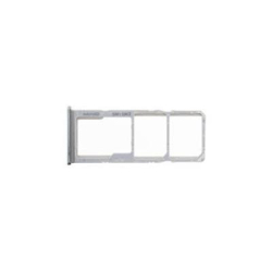 Držák SIM + microSD Samsung A705 Galaxy A70 White / bílý, Originál