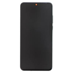 Přední kryt Huawei P30 Lite Black / černý + LCD + dotyková deska, Originál