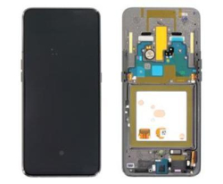 Přední kryt Samsung A805 Galaxy A80 Black / černá + LCD + dotyková deska, Originál