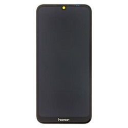 Přední kryt Huawei Honor 8A Black / černý + LCD + dotyková deska, Originál