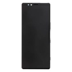 Přední kryt Sony Xperia 1 J8110, J9110 Black / černý + LCD + dotyková deska, Originál