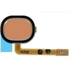 Flex kabel čtečky prstů Samsung A405 Galaxy A40 Orange / oranžový, Originál