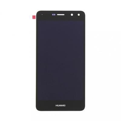 Přední kryt Huawei Y6 2017 Black / černý + LCD + dotyková deska, Originál