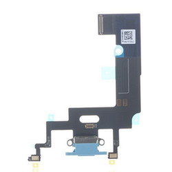 Flex kabel Apple iPhone XR + Lightning konektor Blue / modrý + mikrofony