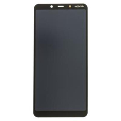 LCD Nokia 3.1 Plus + dotyková deska Black / černá, Originál
