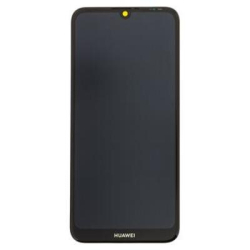 Přední kryt Huawei Y6 2019 Black / černý + LCD + dotyková deska, Originál