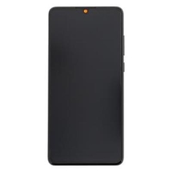 Přední kryt Huawei P30 Black / černý + LCD + dotyková deska, Originál