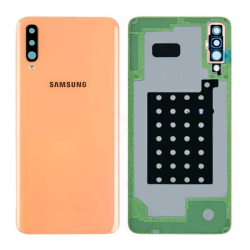 Zadní kryt Samsung A705 Galaxy A70 Orange / oranžový, Originál