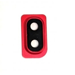 Krytka kamery Samsung A105 Galaxy A10 Red / červené + sklíčko, Originál