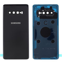 Zadní kryt Samsung G975 Galaxy S10 Plus Black / černý + sklíčko kamery, Originál