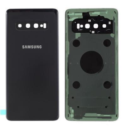 Zadní kryt Samsung G973 Galaxy S10 Black / černý + sklíčko kamery, Originál