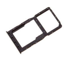 Držák SIM + microSD Huawei P30 Lite Black / černý, Originál