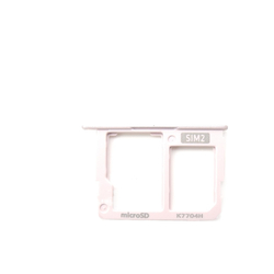Držák SIM + microSD Samsung J330 Galaxy J3 2017 Pink / růžový (S
