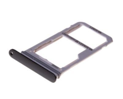 Držák SIM + microSD Samsung N950 Galaxy Note 8 Black / černý, Originál