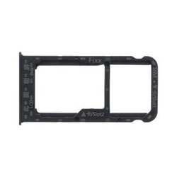 Držák SIM + microSD Huawei P Smart Black / černý, Originál