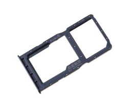 Držák SIM + microSD Huawei P30 Lite Blue / modrý (Service Pack)