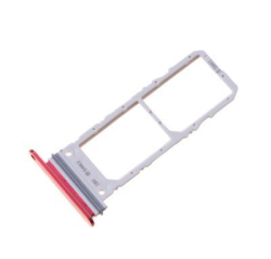 Držák SIM + microSD Samsung N970 Galaxy Note 10 Red / červený, Originál