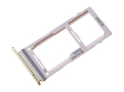 Držák SIM + microSD Samsung G970 Galaxy S10e Yellow / žlutý, Originál
