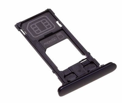 Držák SIM + microSD Sony Xperia XZ2 Compact, H8314 Black / černý, Originál